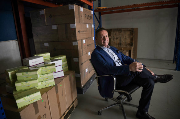 SureScreen Diagnostics Australian managing director Troy Stewart.