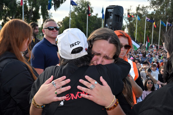 For many, it was a very emotional day in Canberra.
