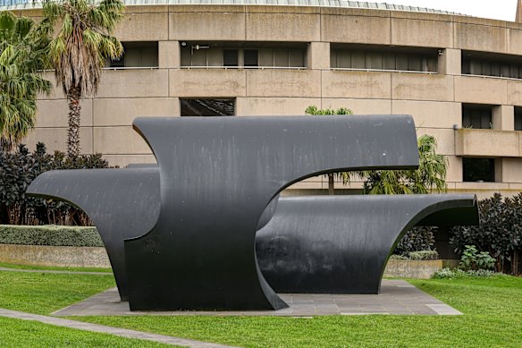 The exterior of Hamer Hall, where Gray’s concert was planned for Friday night.