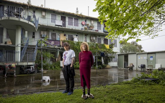Clifton Hill residents Luke De Nittis and Aunty Tracey Briggs.