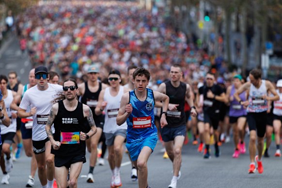 More than 90,000 people are taking part in this year’s City2Surf.