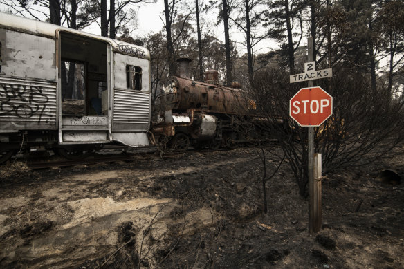 The Zig Zag Railway suffered significant damage in the 2019 bushfires.