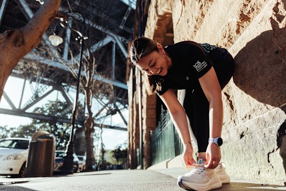 Quesada finds journaling about her runs helpful.