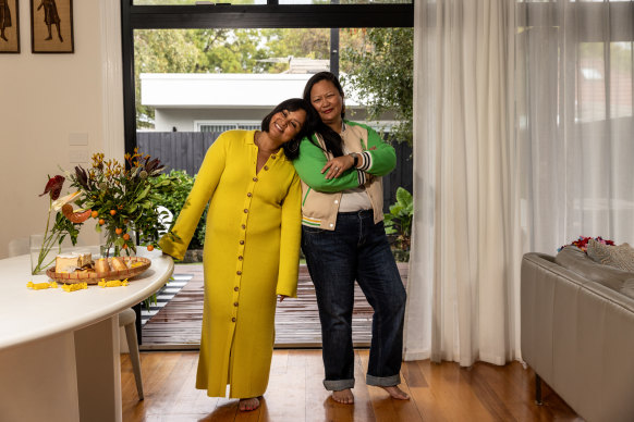 Grace Guinto (left) and Fides Mae Santos have launched a campaign aimed at improving inclusion for Filipino-Australians.