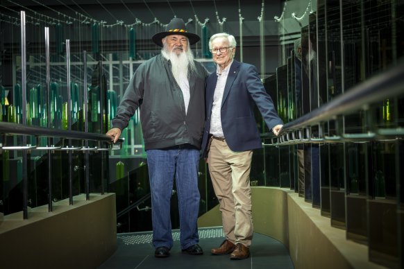 Labor Senator Pat Dodson and former deputy Liberal leader Fred Chaney have combined to speak in support of The Voice.