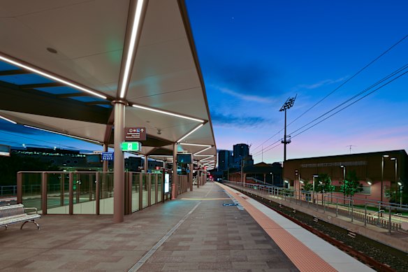 The new Exhibition Station opened last year.