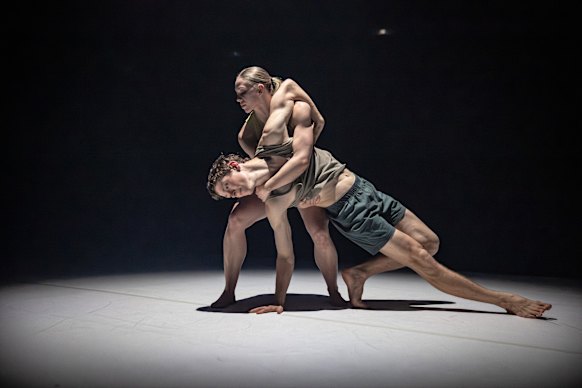 A scene from Rafael Bonachela’s duet E2 7SD, which, after its debut in 2024, collected a swag of prizes.