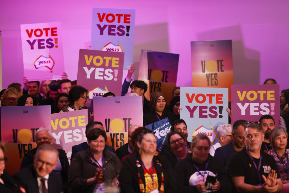 The Yes campaign was officially launched in Adelaide, with Prime Minister Anthony Albanese announcing the referendum will be held on October 14. 