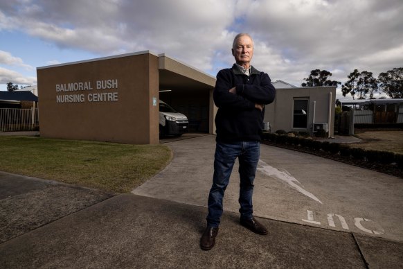 Balmoral Bush Nursing Centre president Tom Silcock says his service is facing a major budget shortfall.