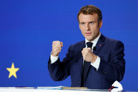 French President Emmanuel Macron wants to make sure Europe knows who’s in charge. 