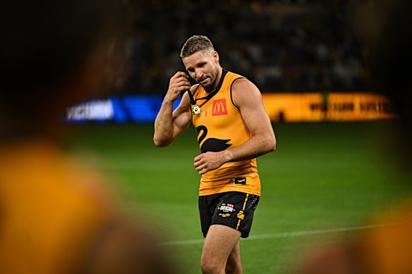 Jesse Hogan won the Graham Moss Medal as WA’s best player.