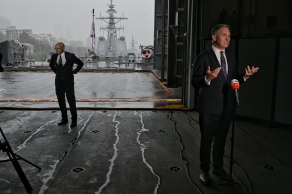 Defence Minister Richard Marles says this is the biggest naval overhaul since World War II.