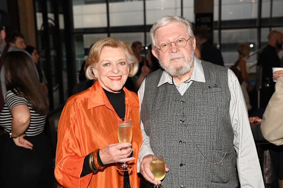 Nancye Hayes and her late husband Bob Birtles.
