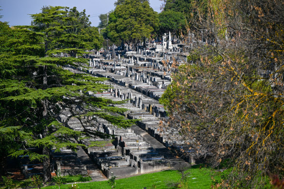 Burwood cemetery dates back to 1858 and reached capacity in the 1980s. 