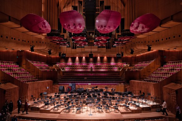 The Sydney Opera House on Thursday revealed the $150 million final renovations of its largest performance space, the Concert Hall, which reopens next week.