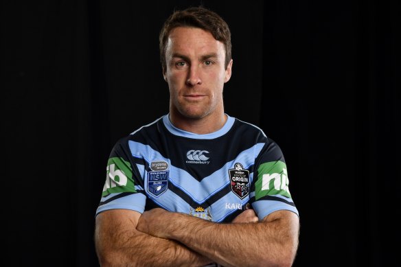 No fear: Blues five-eighth James Maloney.