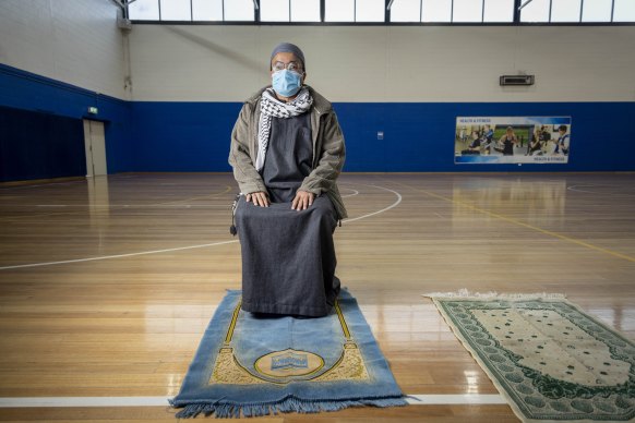 Mohamed Mohideen is quietly encouraging his congregation to keep up their masks and vaccinations. 