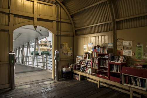 Thames Street Ferry Wharf with it’s wonderful community library.