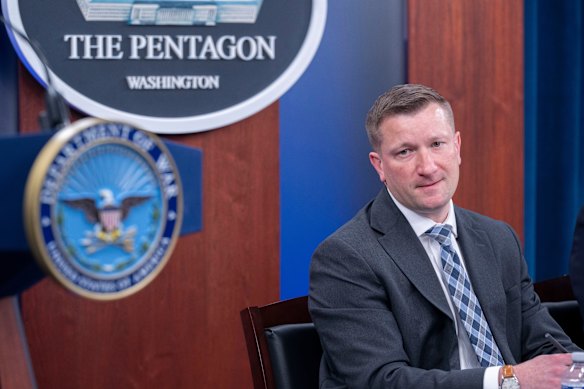 Acting Under Secretary of Defence and Comptroller, Jules Hurst III, at a Pentagon media briefing last week.