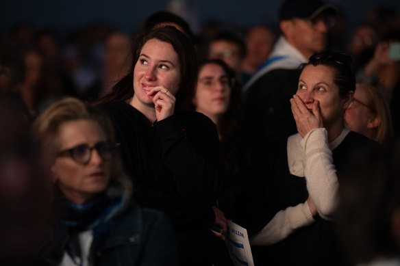 Supporters of Israel mourn the deaths of those killed in brutal attacks launched by Hamas on Saturday.