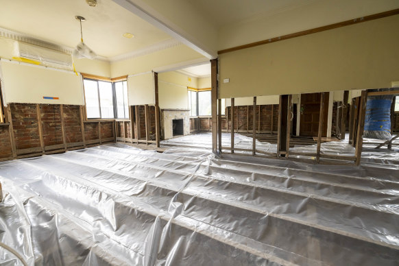 Lau and Wong’s Maribyrnong home has sat empty for more than a year, waiting for repair works to begin.