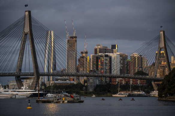 The Anzac Bridge was among key arterial routes flagged for tolls.