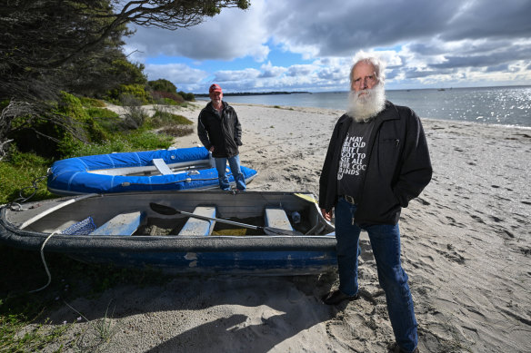 Wayne Mercer (left) and John Adamson. 