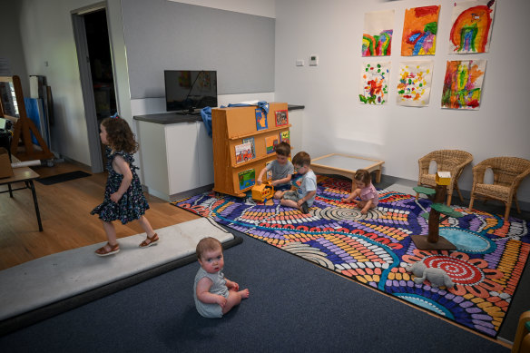 The daycare room in Charlton is ready to go, but there is no one to operate it.