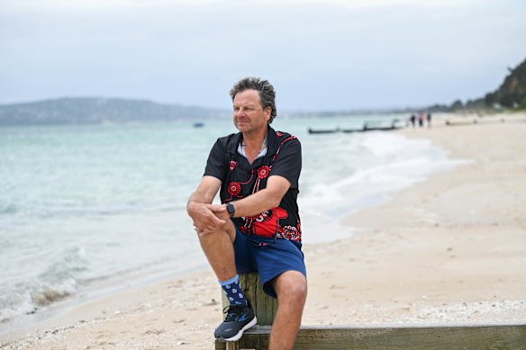 Beach box owner Simon McKeon says the beaches are as healthy looking as he has ever seen them. 