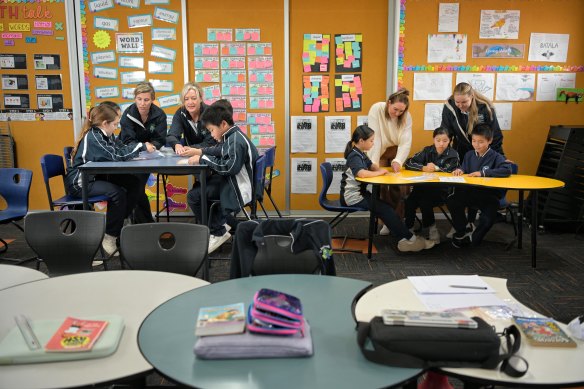 At St Raphael’s, students do a five-minute maths quiz every day.