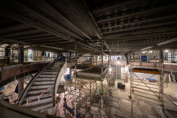 The ship’s atrium.