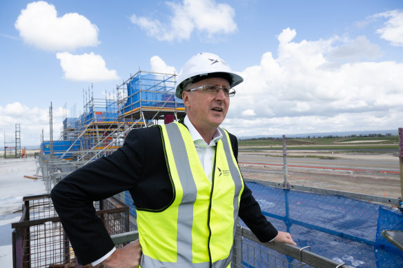 Western Sydney Airport chief executive Simon Hickey says the airport is not designed to take traffic off other airports.