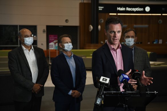 NSW Premier Chris Minns toured the Blacktown maternity ward on Sunday after committing to an election promise to deliver scholarships to nursing students.