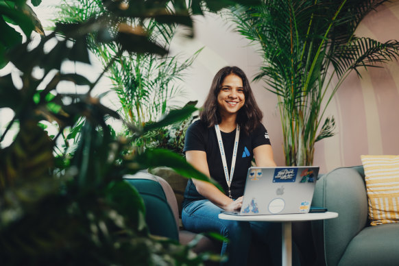 Sonia Parandekar at Atlassian’s head office in Sydney.