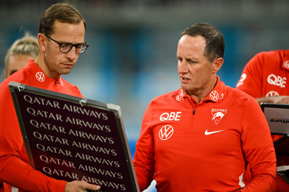 Don Pyke has been backed in by Swans chief executive Tom Harley.