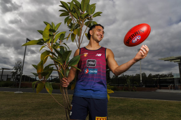 Nakia Cockatoo continues a long line of Indigenous Lions players.