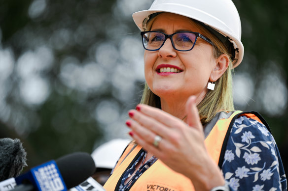 Victorian Premier Jacinta Allan revealed the project has blown out to $26.1 billion. 