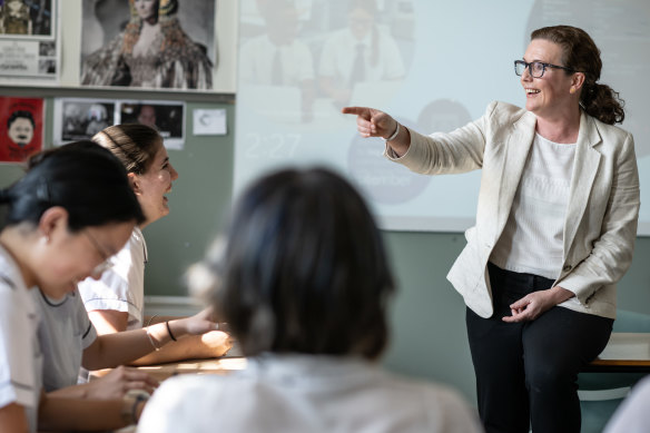 Michelle Kennedy, head history teacher at North Sydney Girls HS and has helped consult with the NSW Education Standards Authority on the new high school history syllabus. 