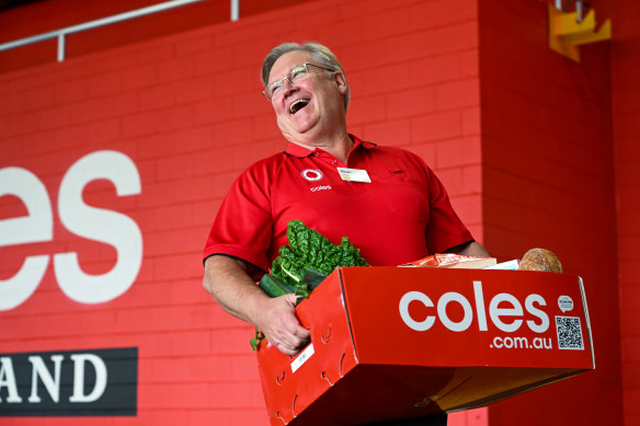 “I can definitely say I am not burnt out”: outgoing Coles chief Steven Cain.