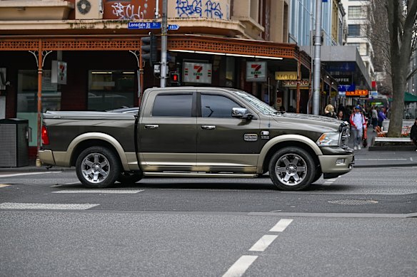 Large SUVs and American pick-up trucks are significantly more likely to kill pedestrians in a crash, research shows. 