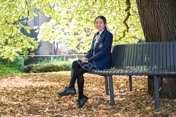 Year 11 student Chloe Yue moved from Hong Kong to become a boarder at PLC two years ago.