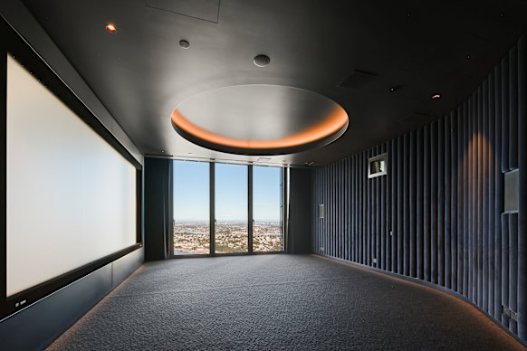 The buyer will be able to host their own movie nights, and a sauna will cater to those with health and wellness in mind.