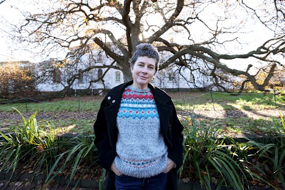 Author Sophie Cunningham pictured at Abbotsford Convent in 2021.