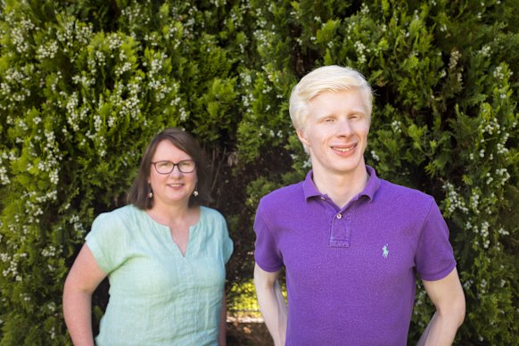 Labor’s Donna Davis and Cameron Maclean in December 2021, ahead of the election that got him elected to Parramatta council.