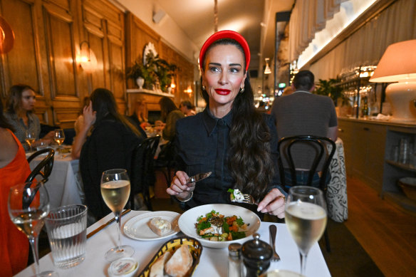 Kyla Kirkpatrick at Entrecote in Prahran. 