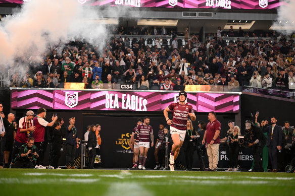 The Manly Sea Eagles were the first team win an NRL match in Las Vegas.