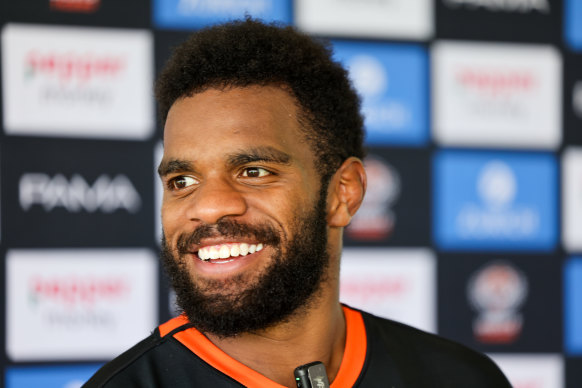 Sunia Turuva is all smiles this week.