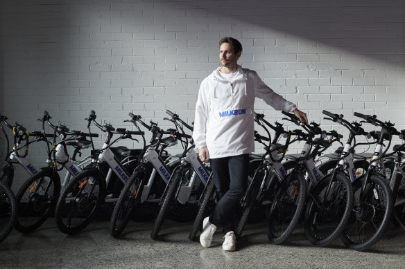 Milkrun founder Dany Milham insists his company is on track despite founders struggling or going out of business.