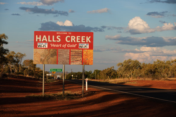 The remote Kimberley town of Halls Creek is facing significant problems with youth crime and low school attendance.