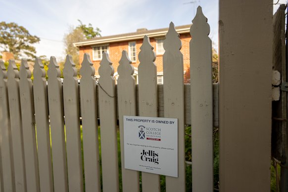 Scotch College owns more than 20 homes on Hambledon Road which it has purchased as part of future expansion plans.